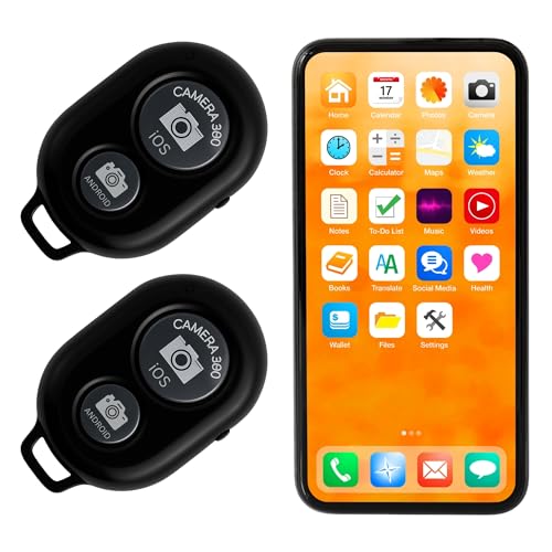 TronicXL 2 Selbstauslöser für iPhone und Android Smartphones Drahtlose Fernbedienung für Fotos und Videos Bluetooth Shutter Kameraselbstauslöser