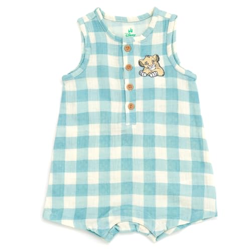 Image of Disney Baby Sleeveless Gauze Romper Newborn to Infant Sizes (Newborn - 24 Months)
