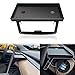 HEFUTE Tesla organizer samochodowy na deskę rozdzielczą 3/Y, uchwyt na okulary przeciwsłoneczne Tesla Model 3 Model Y, kompatybilny z antypoślizgowymi akcesoriami 23 x 12 cm, czarny, 1 zestaw