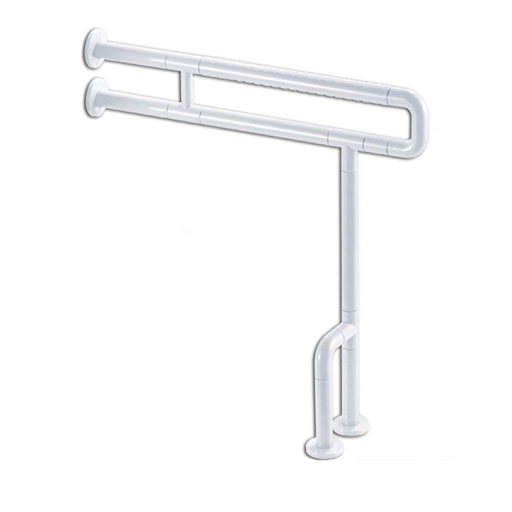 Barra De Seguridad Resistente para Ducha Y Bañera, Barra De Agarre De Acero Inoxidable con Ventosa, Pasamanos De Apoyo De Seguridad, Pasamanos Antiagarrones para Mujeres,White