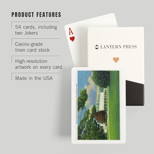 Lantern Press Lenox vista Tanglewood, 52 cartas poker miniatura 3