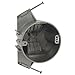 2-5/8 in. Deep 18 cu. in. 3-1/2 in. Round Nonmetallic Ceiling Box (75-Pack)