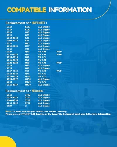 Image of PHILTOP 17934N New Starter Compatible with Infiniti, Nissan, 2008-2013 G37 | 1.6KW Starter for 2014-2023 Q50, 2009-2019 370Z, 2014-2017 QX50, 2011-2013 M37, 2014-2015 2017-2019 2021-2022 Q60,QX70