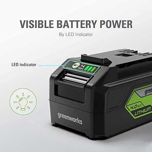 Greenworks 24V 4.0Ah USB Battery (2-Pack) Starter Kit + Dual Port Rapid Charger (Genuine Greenworks Parts)