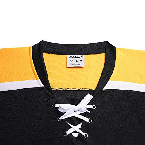 EALER H900 Series Ice Hockey League Team Color Blank Practice Jersey & tecido grosso, respirável e d
