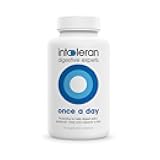 Intoleran Once a Day - 92 Capsules | Probiotic Lactose Intolerance Supplement | Actively Produces Lactase Enzyme & Helps Digest Dairy | 1 Capsule per Day | 6 Lactic Acid Ferments | Pure & Dairy Free