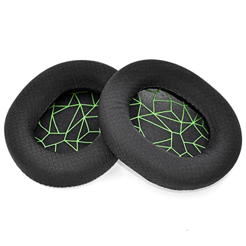 Replacement Ear Pads Cushions Compatible with SteelSeries Arctis 3 Arctis 5 Arctis 7 Arctis 9 Arctis 9X Arctis PRO Gaming Headphones Earpads (Green print) - Image 2