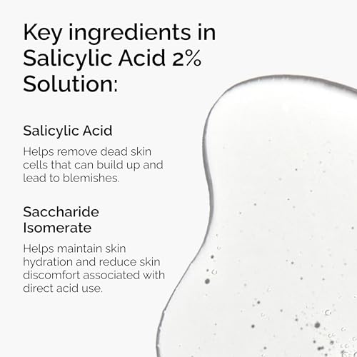 The Ordinary Salicylic Acid 2% Solution, Acne-Fighting Serum for Blemish-Prone Skin, 1 Fl Oz (Pack of 2)