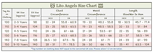 Lito Angels Vestito da Sirenetta Principessa Ariel...