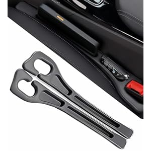 Car Seat Gap Filler 2-Pack, Universal Fit Soft Foam Car Seat Gap Plug to Fill The Gap Between Seat and...