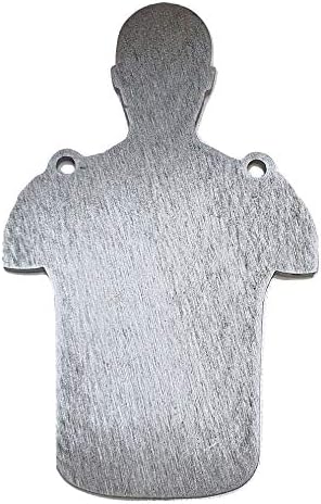 Tactical Scorpion Gear TSG-GG AR500 3/8" Steel Shooting Target Gong Laser Cut (Mini Silhouette)