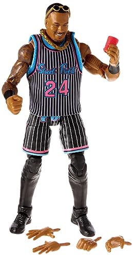 Image of Mattel WWE Montez Ford Elite Collection Action Figure with Accessories, Articulation & Life-like Detail, Collectible Toy, 6-inch