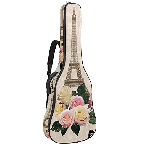 Sac guitare acoustique rembourré épais contre les chocs et les rayures