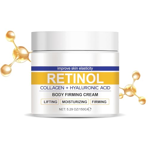 Retinol Hydrating & Firming Body Lotion, Face Moisturizer & Body Cream For Women & Men, Intense Lifting, Toning & Smoothing, Improves Skin Elasticity, Reduces Fine Lines & Wrinkles 5.29 oz
