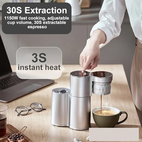 Przenośny ekspres do kawy espresso 1150 W, do kapsułek K-Cup i kawy mielonej