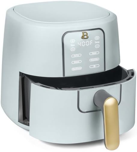 Beautiful 6 Qt Air Fryer with TurboCrisp Technology, EverGood™ Ceramic Nonstick Coating, Hydrangea by Drew Barrymore