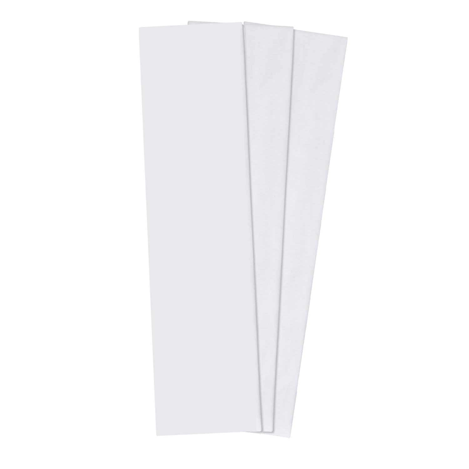 3 Pack Sport Headbands for Women, Elastic Soft Fabric Non-Slip Hair Bands for Workout Yoga Running Sports (White)-image-40
