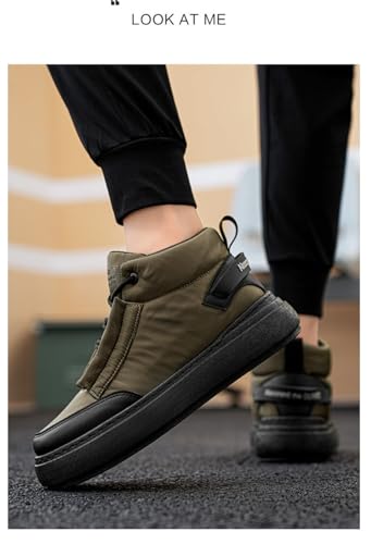 Felt Sole Wading Shoes for Men Fly Fishing Sport Boots Waterproof Lightweight Breathable Wide Non-slip Felt Bottom Quick Dry Warm Cotton Insole Casual Comfort Wear Mud Walking Hiking Booties4