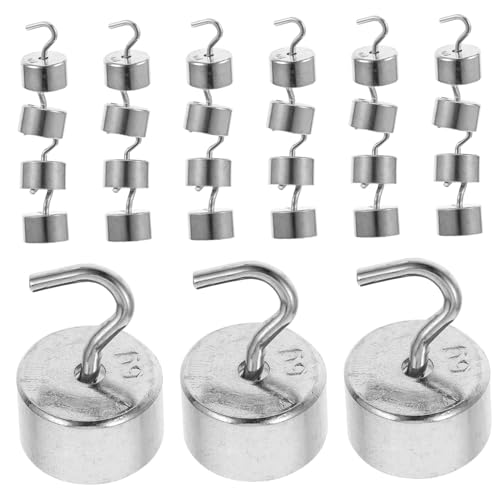 PRETYZOOM 50pcs 5g Precision Chromium-Plated Hook Weights Set Slotted Mass Educational Lab Equipment for Physics