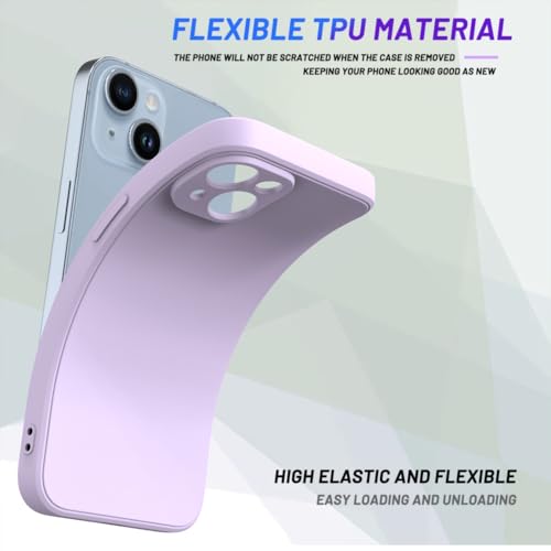 Image of for iPhone 15 Plus Case Purple, Scratch Resistant with Soft Touch, Slim Thin Phone Cover for iPhone 15 Plus 6.7 inch