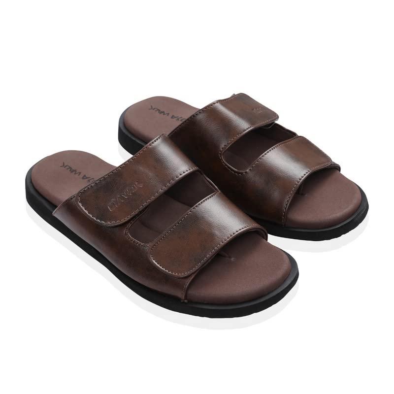 Diawalk Orthopedic Diabetic chappals | Comfortable Arch Support Diabetic Footwear for Men Soft | 0018 Multi colour (Size-08) (B0BLCT1HM5) Amazon Price History, Amazon Price Tracker