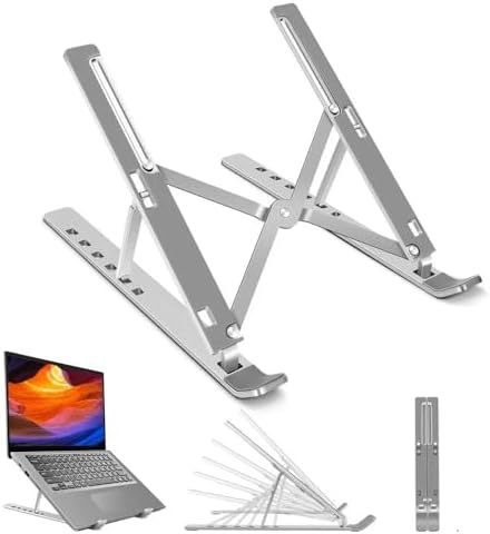 Suporte para Notebook e Tablet Ajustável com 6 Ângulos – Ergonômi...