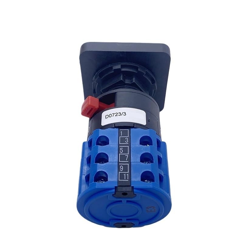 LW26-20YS5/3 Interruptor de Leva Giratorio de 20 A con Interruptor de Potencia Dual con Llave de Bloqueo de 22,3 mm y Orificio único de instalación