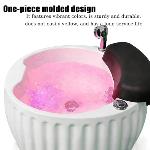 Baño de pies acrílico con masaje y lámpara colorida miniatura 5