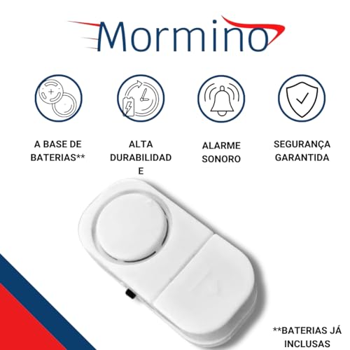 Kit 04 Alarme Contra Invasão Residencial Sonoro Porta Janela