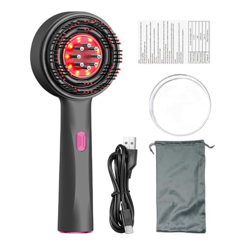 Peine para masaje del cuero cabelludo,Masajeador del cuero cabelludo - Cepillos de pelo eléctricos para el crecimiento cabello - Peine para el cabello, cepillo masajeador rascador de cabeza de man