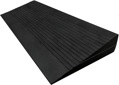 Squat Wedge Block for Heel Elevated Squat with Textured Non-Slip Surface, Wide Durable Heel Elevated Squat Wedge Block for Weightlifting and Mobility, Calf Stretcher Incline Board