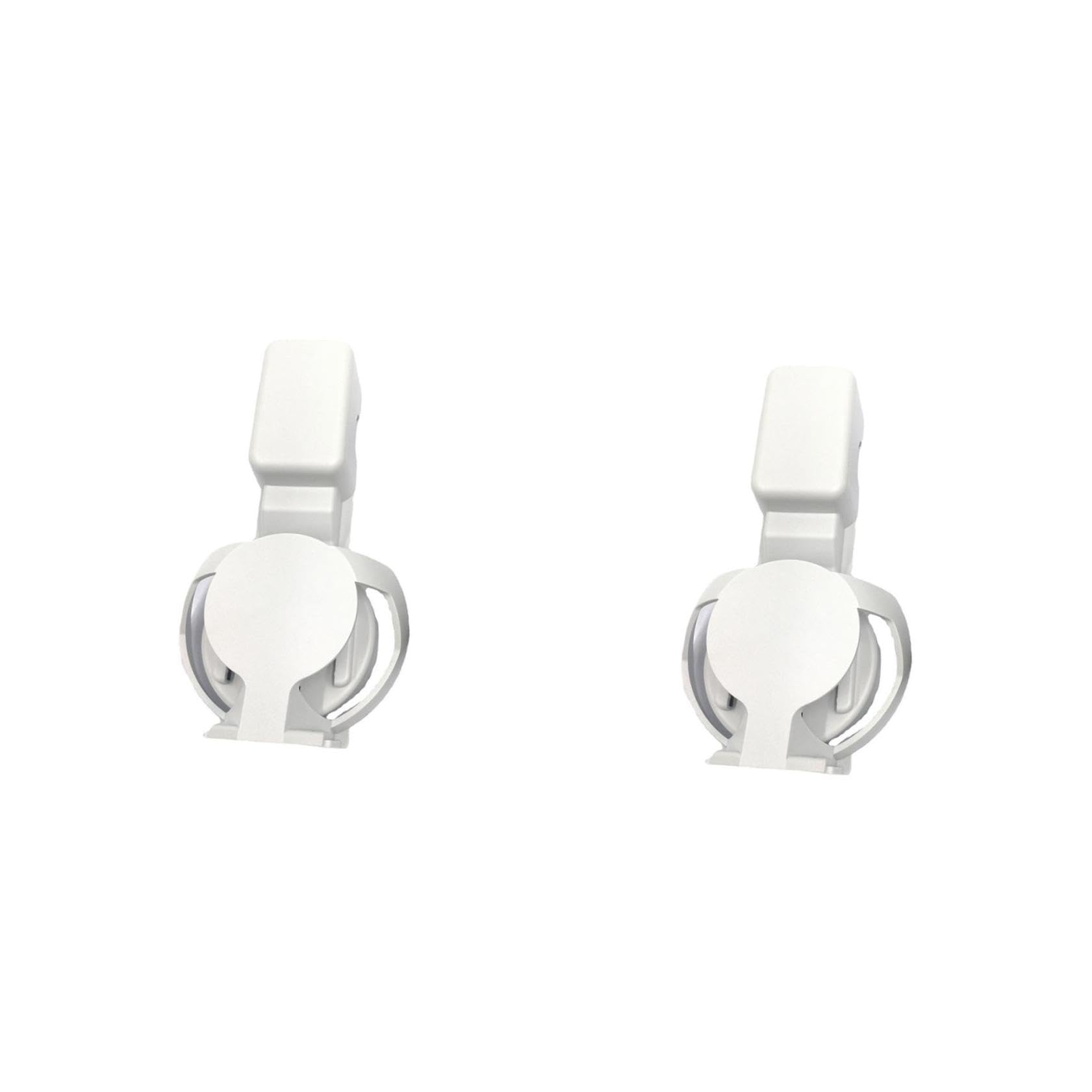Angoily 2pezzi Supporto Parete Per Montaggio Non-punch Design Elegante Facile Installazione Nasconde Cavi Accessorio Per Altoparlanti