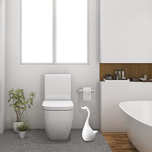 Happy Fox - Set di scopino e supporti per WC, con