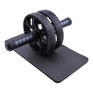 Ab Roller Wheel, Abdominal Wheel for Abdominal Exercise Machine, Arespark Home Gym Equipment for Core Workout, No Noise Ab Roller Exercise Equipment with Knee Mat and Foam Handle