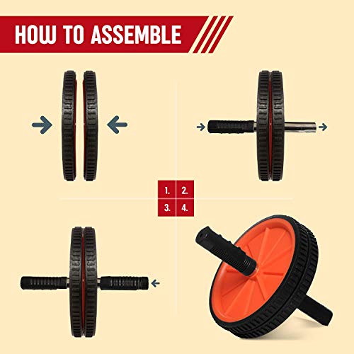 Image of Ab Wheel Roller and Core Exercise Roller Wheel for Men & Women (Multicolor)