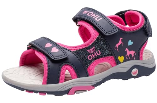 Sandale plate OHU Fille O-connar anti-fatigue pour marcher sans douleur