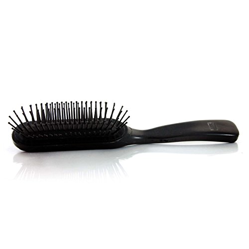 Brosse à cheveux Acca Kappa carbone mod.6360 CA pour démêlage antistatique et design ovale