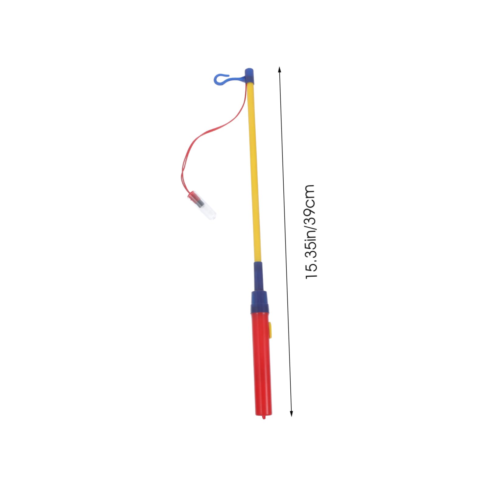 KONTONTY 4Pcs Lantern Sticks with Hooks Energy Saver Decorative Rods for Christmas Halloween and Festival Decor Rust LED Lantern Poles No Battery Required