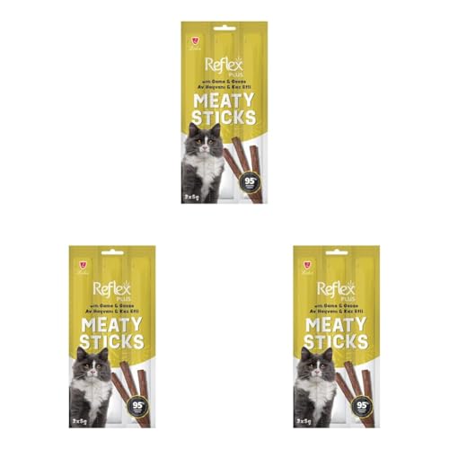 Reflex Kedi Ödül Stick Av Hayvanlı & Kaz 3 * 5 Gr (3 paketi)