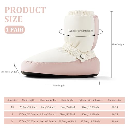Chaussons d'échauffement danse imperméables et coupe-vent pour protéger vos pieds