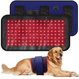 iKeener Red Light Therapy Belt for Pets, Wearable Red Infrared Light Therapy Devices for Dogs Pain Relief, 2 Modes & Adjuatable Timer