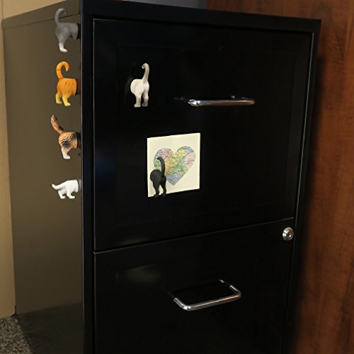 Imanes decorativos de gato para refrigerador, paquete de 6 miniatura 2