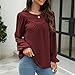 WEYI Lantern Sleeve Chiffon Blouse Polyester Fiber Casual Pure Color Sleeve Pleated Chiffon Shirt Holiday For School (XXL)