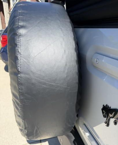 Image of Galloper 4X4 for Ford Bronco and Ford Cars SUVs Spare Tire Cover, Spare Wheel Cover, Waterproof Sun-Proof Dust-Proof and Anti-UV Anti-Dirty Non-Scratch Tire Protector (M: 225 /65R17, 235 /65R17)