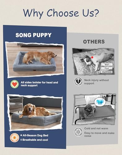 Cama ortopédica lavável para cães extragrande: cama de cachorro GG com 4 lados reforçados, antiderra