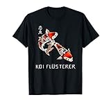 Koi Design mit zwei bunten Koifischen und dem lustigen Spruch 