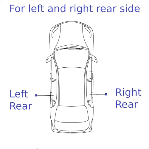 Twowinds Reparatursatz Schiebe-Seitenfenster, links oder rechts, Fenstergriff Kompatibel mit VW T5 Transporter Caravelle Multivan (2003-2015) T6 (ab 2015) 7H0847781B