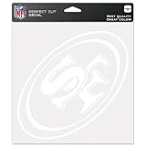 WinCraft NFL San Francisco 49ers Die-Cut Decal, 8'x8', Team Color
