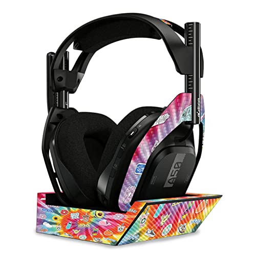 Image of MightySkins Carbon Fiber Skin Compatible with Astro A50 Wireless Headphones + Base Station (Gen 4) - VSCO5 | Protective, Durable Textured Carbon Fiber Finish | Easy to Apply | Made in The USA
