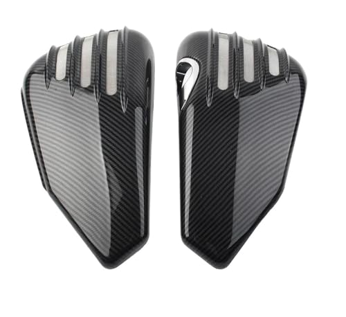 Couvercle protection batterie moto look carbone pour rénover Sportster XL 04-13